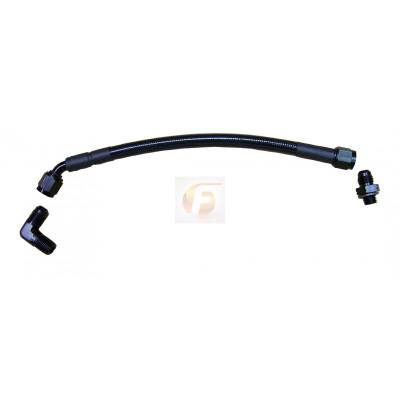 Fleece Performance - 2003-2016 Cummins Turbo Oil Feed Line Kit For S300 and S400 Turbos in 2nd Gen Location Fleece Performance - FPE-CRTFL-S3S4 - Image 2
