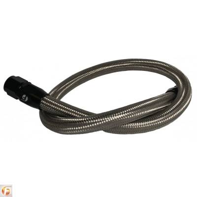 Cooling - Coolant Bypasses - Fleece Performance - 34.5 Inch Common Rail/VP44 Cummins Coolant Bypass Hose Stainless Steel Braided Fleece Performance - FPE-CLNTBYPS-HS-CRVP-SS
