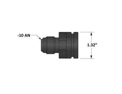 Fleece Performance - Adapter Fitting -10AN Male to 1.325 Inch Bore Fleece Performance - FPE-34224-B - Image 4