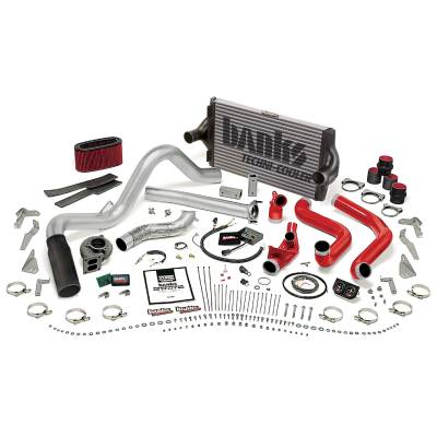Banks Power - PowerPack Bundle Complete Power System W/OttoMind Engine Calibration Module Black Tip 95.5-97 Ford 7.3L Automatic Transmission Banks Power - Image 1