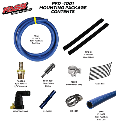 FASS - Superduty Powerstroke Filter Delete Kit for 11-19 Ford F-250/F-350 Superduty FASS - PFD-1001