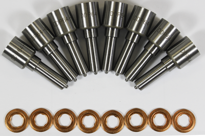 Ford 6.4L 08-10 Nozzle Set 6 Hole 60 Percent Over Dynomite Diesel