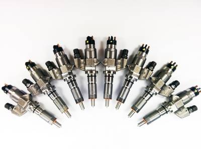 Dynomite Diesel - Duramax 01-04 LB7 Brand New Injector Set 150 Percent Over SAC Nozzles Dynomite Diesel - Image 1