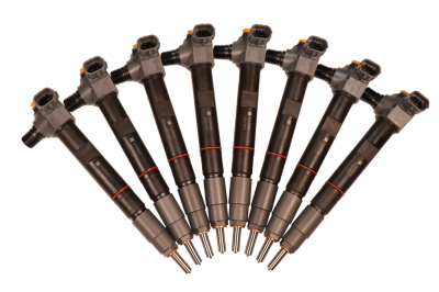 Fuel Delivery - Fuel Injectors & Components - Dynomite Diesel - 2017-Present Duramax L5P Brand New Injector Set 50HP - 15 Percent Over Stock Dynomite Diesel