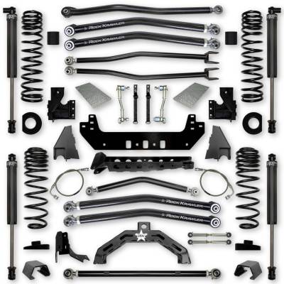 Gladiator Lift Kit 4.5 Inch Adventure-X Long Arm System Stage 1 For 20-Pres Jeep Gladiator Rock Krawler