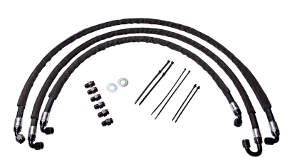 Transmission - Transmission Lines - Fleece Performance - 2011-2014 GM Duramax Heavy Duty Replacement Transmission Cooler Lines 2011-2014 GM 2500/3500 Fleece Performance