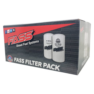 FASS Fuel XL Filter Pack Contains (1) XWS-3002 XL & (1) PF-3001 XL