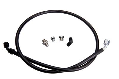 Fleece Performance - Remote Turbo Oil Feed Line Kit for 2001-2016 Duramax with 1/4 NPT Turbo Oil Inlet (s300/s400) 2001-2016 GM 2500/3500 Fleece Performance - Image 4