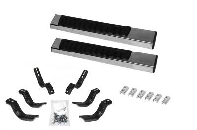 Go Rhino 6" OE Xtreme II Side Steps with Mounting Brackets Kit 6862412652PS