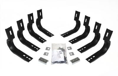 Go Rhino 4" OE Xtreme Side Steps with Mounting Brackets Kit 684404680PS