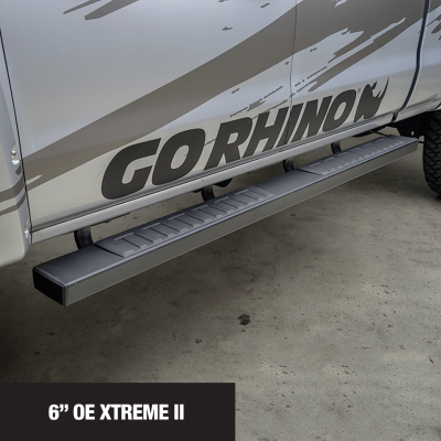 Go Rhino - Go Rhino 6" OE Xtreme Composite Side Steps - 87" Long - Black Powder Coat - BOARDS ONLY 680187B - Image 2