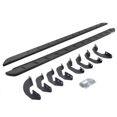 Go Rhino RB10 Slim Line Running Boards with Mounting Brackets Kit- Crew Max 63443687SPC