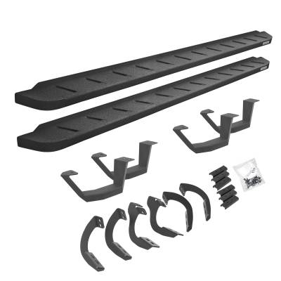 Go Rhino - Go Rhino RB10 Running Boards with Mounting Brackets, 2 Pairs Drop Steps Kit 6344256820T - Image 2
