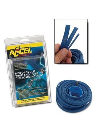 Fuel Delivery - Hoses, Lines, and Fittings - Accel - ACCEL Hose/Wire Sleeving Kit 2007BL