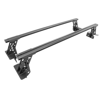 Go Rhino - Go Rhino XRS Cross Bars - Truck Bed Rail Kit for Mid-Sized Trucks without Tonneau Covers 5935000T - Image 3