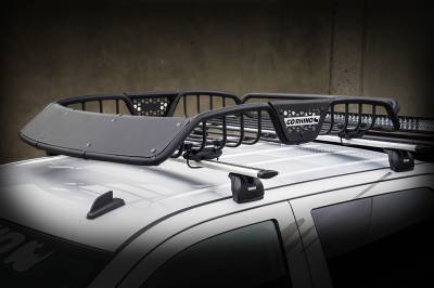 Go Rhino - Go Rhino SR10 Tubular Steel Roof Rack with Black Fairings - 60" Long 59017T - Image 2