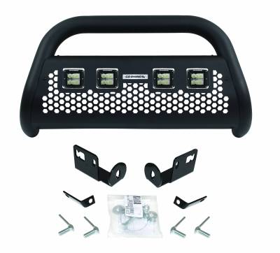 Go Rhino RC2 Bull Bar with Mounting Brackets and Four 3" Cube Lights Kit 55964LT