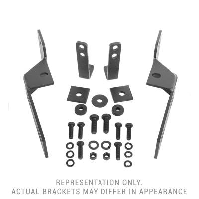 Bumpers & Components - Bumper Accessories - Go Rhino - Go Rhino RC2 Bull Bar - Mounting Bracket Kit Only 55295