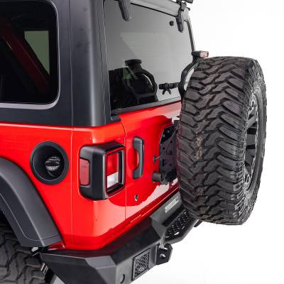 Go Rhino - Go Rhino Rockline Spare Tire Relocation Kit for Jeep Wrangler JL fits up to 40" tire 372000T - Image 5