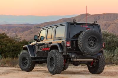 Go Rhino Rockline Rear Stubby Bumper for Jeep Wrangler JL 371100T