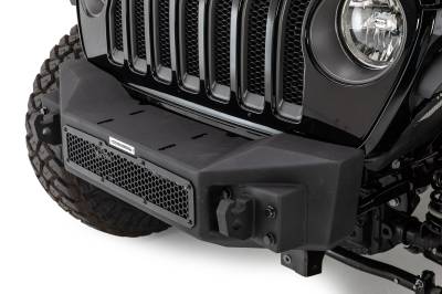 Go Rhino - Go Rhino Rockline Winch-Ready Front Stubby Bumper For Jeep 331100T - Image 2
