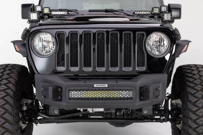 Go Rhino - Go Rhino Rockline Winch-Ready Front Stubby Bumper For Jeep 331100T - Image 4
