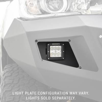 Go Rhino BR5 Front Light Plates (Surface Mount) 243882T