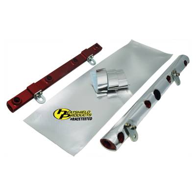 Fuel Delivery - Fuel Rails & Related Components - Heatshield Products - Fuel Rail Heatshield FR Shield Kit - 6 in x 18 in (x2) - 700271