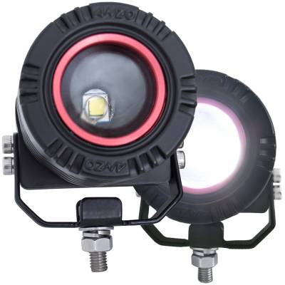 Lights - Off-Road Lights - ANZO USA - ANZO USA Adjustable Round LED Light 861186