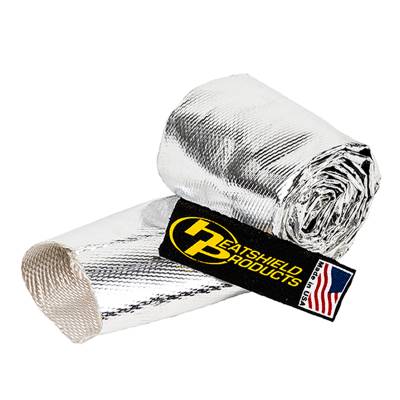Fabrication - Thermal Protection Tubing - Heatshield Products - Heat Shield Sleeve Thermaflect Slv 1-1/2 id x 3 ft sewn - 270112