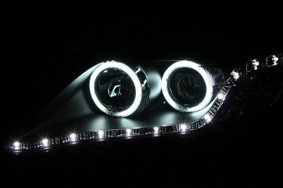 ANZO USA - ANZO USA Crystal Headlight Set w/Halo 121442 - Image 3