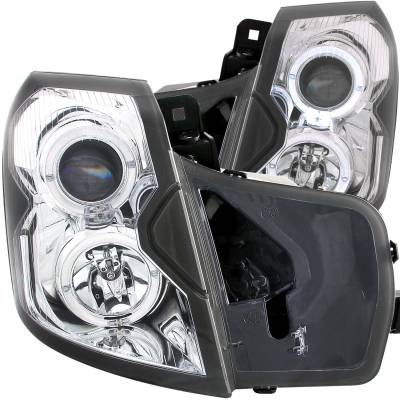 ANZO USA Projector Headlight Set w/Halo 121416