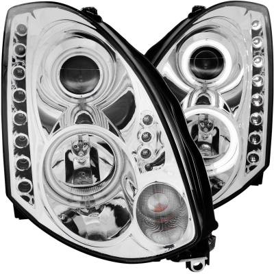 ANZO USA - ANZO USA Projector Headlight Set w/Halo 121364 - Image 1