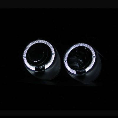 ANZO USA - ANZO USA Projector Headlight Set w/Halo 121055 - Image 2