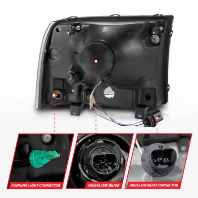 ANZO USA - ANZO USA Crystal Headlight 111550 - Image 6