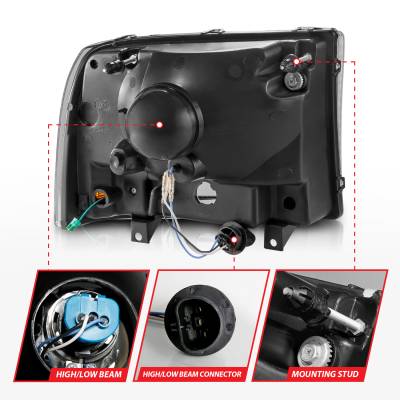 ANZO USA - ANZO USA Crystal Headlight 111549 - Image 2