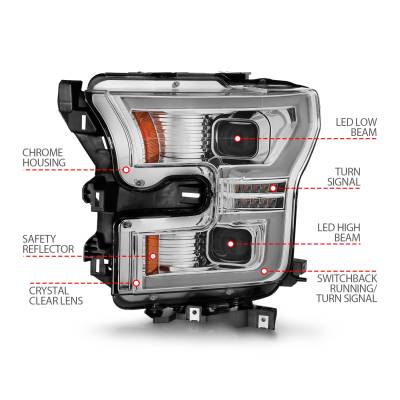 ANZO USA - ANZO USA LED Projector Headlight 111548 - Image 4