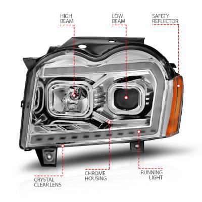 ANZO USA - ANZO USA Projector Headlight 111544 - Image 2