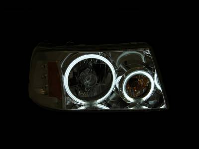 ANZO USA - ANZO USA Crystal Headlight Set w/Halo 111151 - Image 2