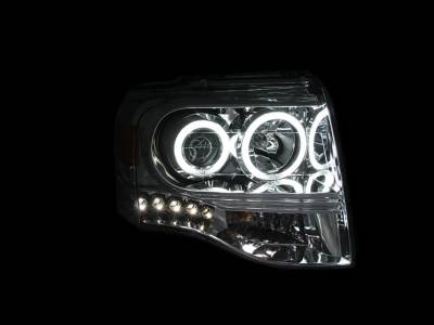ANZO USA - ANZO USA Projector Headlight Set w/Halo 111114 - Image 3