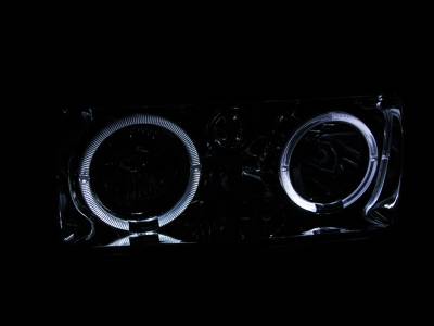 ANZO USA - ANZO USA Crystal Headlight Set w/Halo 111092 - Image 2