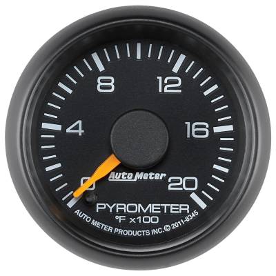 AutoMeter GAUGE, PYROMETER (EGT), 2 1/16", 2000 Degrees F, STEPPER MOTOR, GM FACTORY MATCH 8345