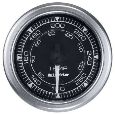 AutoMeter GAUGE, TEMP, 2 1/16" , 120-280 Degrees F, DIGITAL STEPPER MOTOR, CHRONO 8154