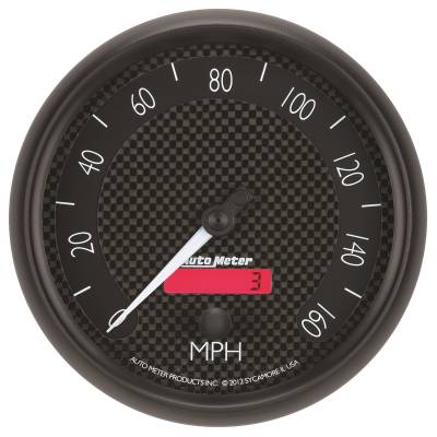 AutoMeter GAUGE, SPEEDOMETER, 5" , 160MPH, ELEC. PROGRAMMABLE, GT 8089