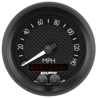 AutoMeter GAUGE, SPEEDOMETER, 3 3/8" , 140MPH, GPS, GT 8080