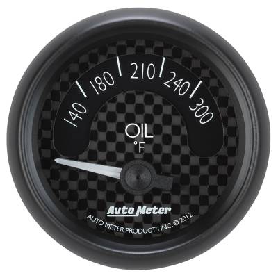 AutoMeter GAUGE, OIL TEMP, 2 1/16" , 300 Degrees F, ELEC, GT 8048