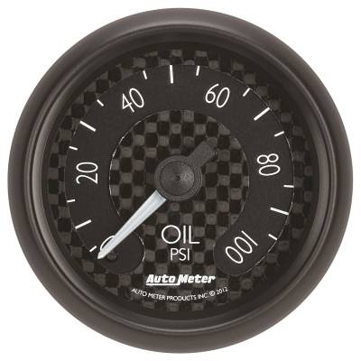 AutoMeter GAUGE, OIL PRESS, 2 1/16" , 100PSI, MECH, GT 8021