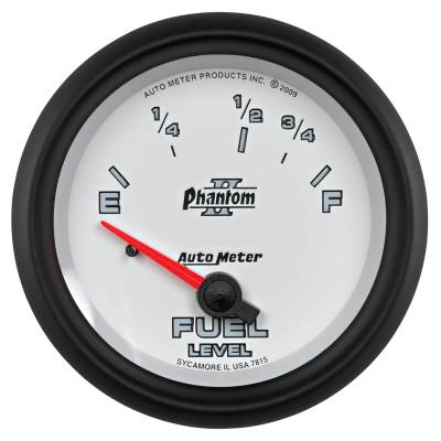 AutoMeter GAUGE, FUEL LEVEL, 2 5/8" , 73OE TO 10OF, ELEC, PHANTOM II 7815