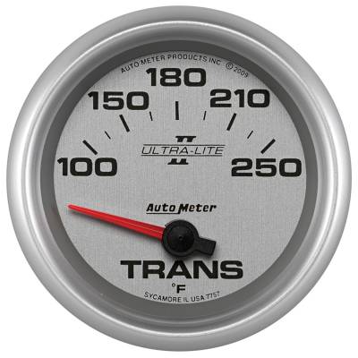 AutoMeter GAUGE, TRANSMISSION TEMP, 2 5/8" , 100-250 Degrees F, ELECTRIC, ULTRA-LITE II 7757