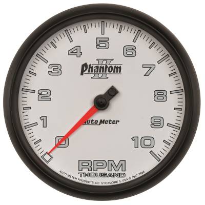 AutoMeter GAUGE, TACHOMETER, 5" , 10K RPM, IN-DASH, PHANTOM II 7598